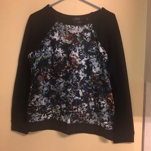 The Limited Sweatshirt with silk print front.